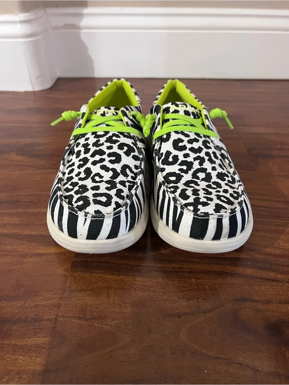 Ariat Hilo Zebra Print Loafers size 8.5